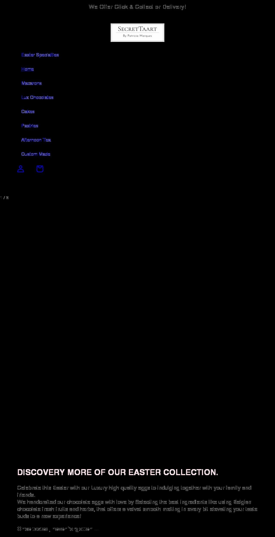 secrettaart.com shopify website screenshot