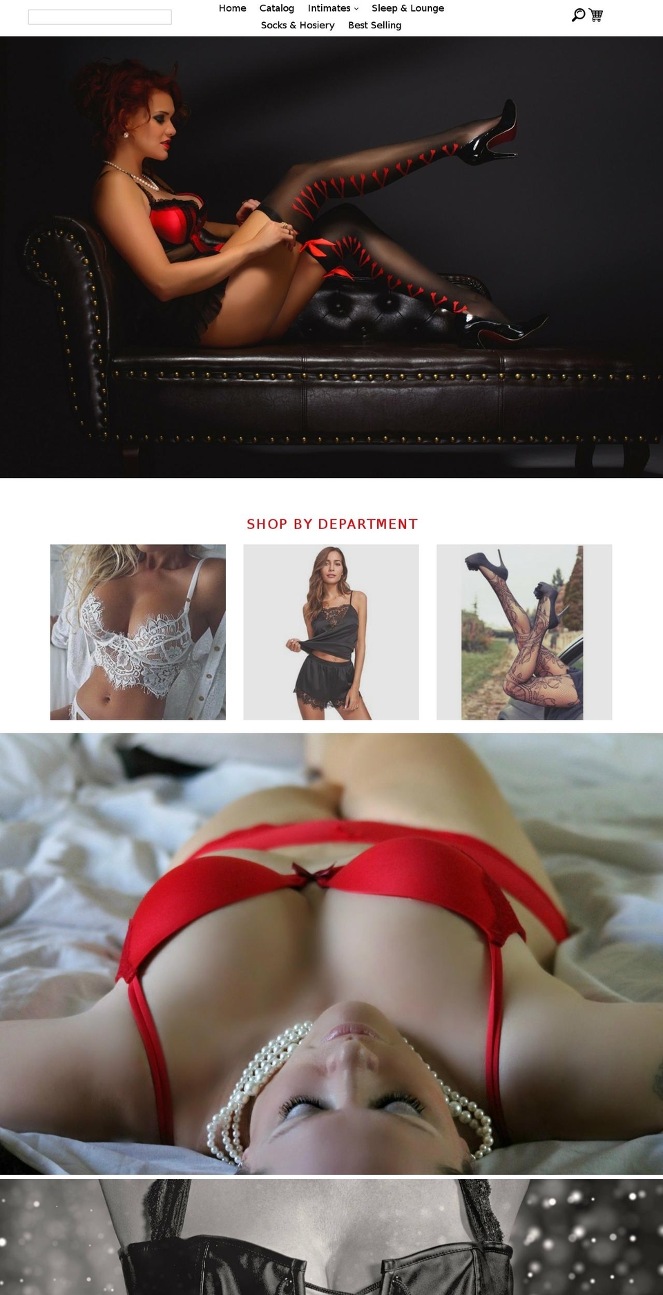 secretwishlingerie.com — Shopify storefront screenshot