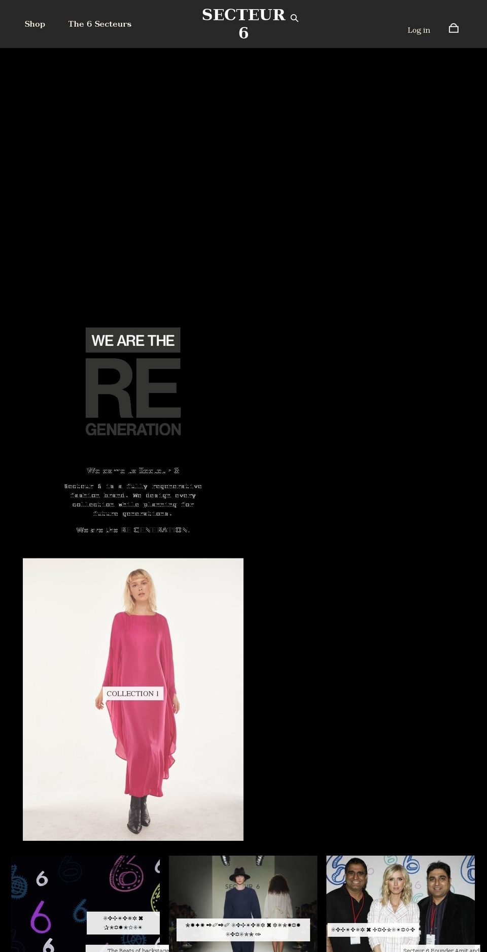 secteursix.com shopify website screenshot
