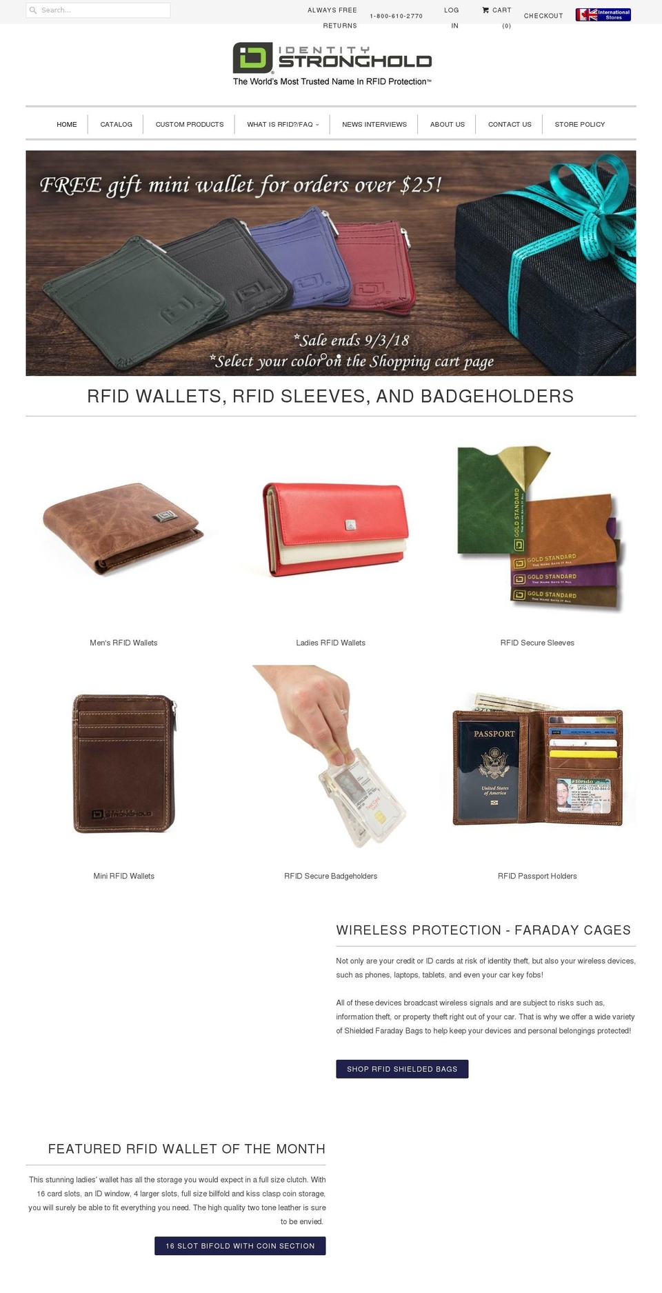 securebadgeholder.com — Shopify storefront screenshot