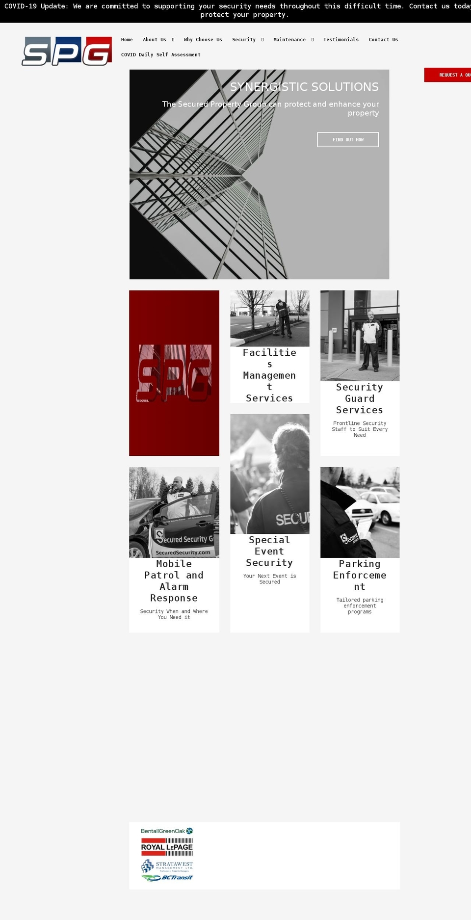 securedsecurity.com shopify website screenshot