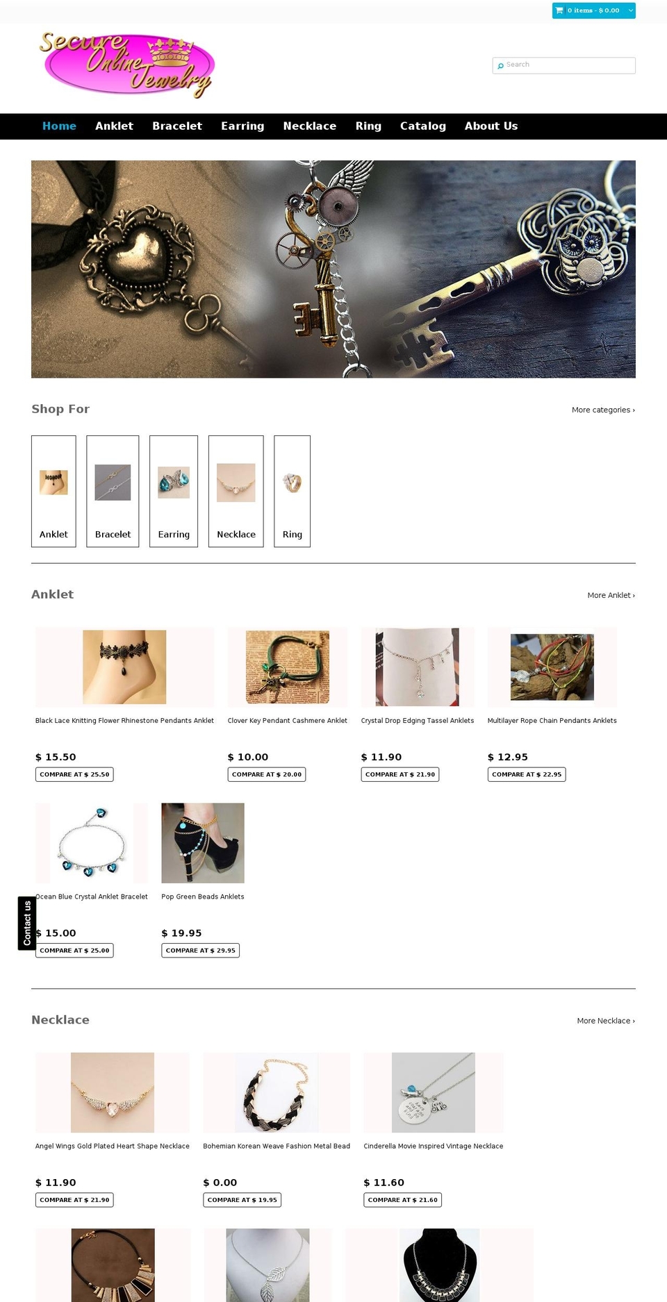 extreme-theme-updated Shopify theme site example secureonlinejewelry.com