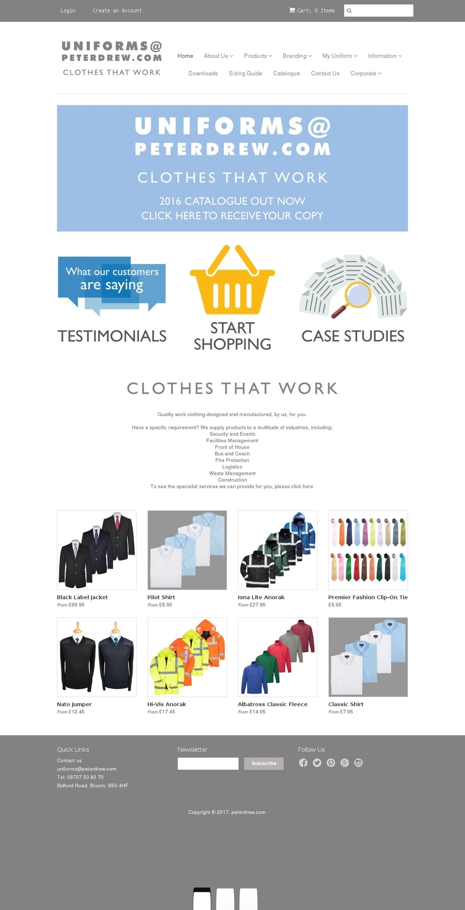 securityclothing.biz shopify website screenshot