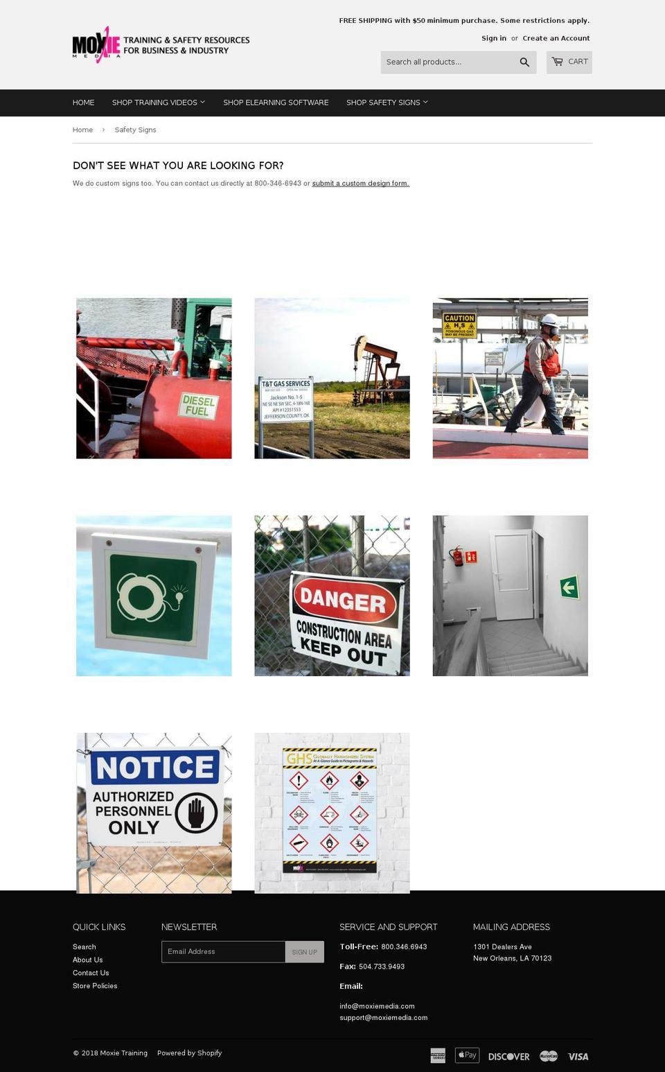securitysign.net shopify website screenshot
