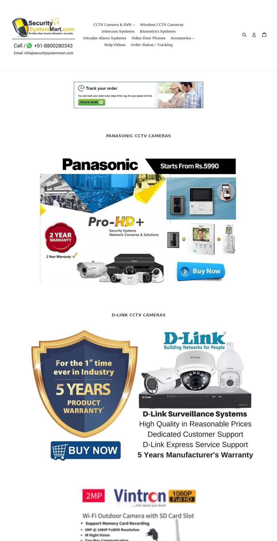 securitysystemmart.com — Shopify storefront screenshot