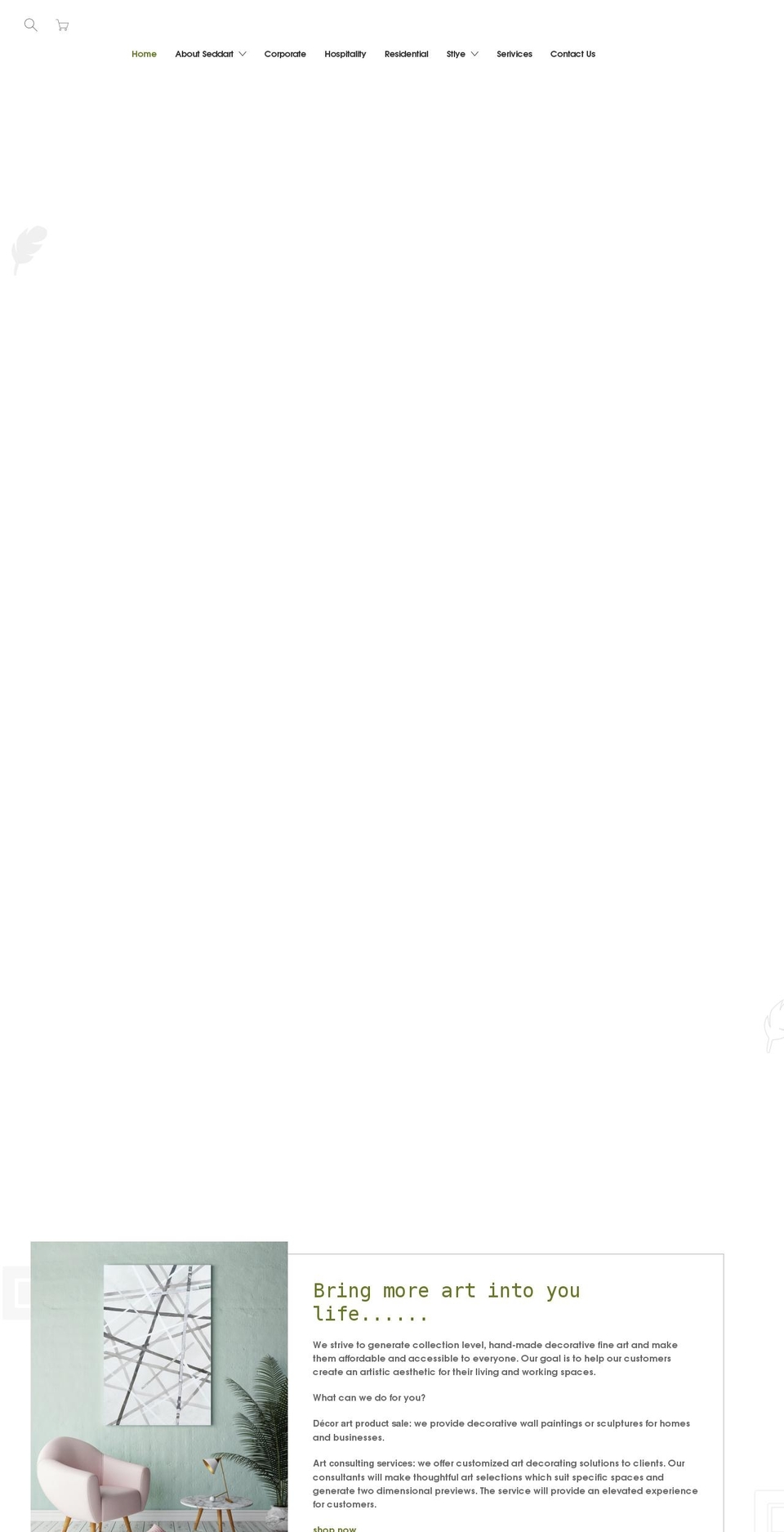 seddart.com — Shopify storefront screenshot