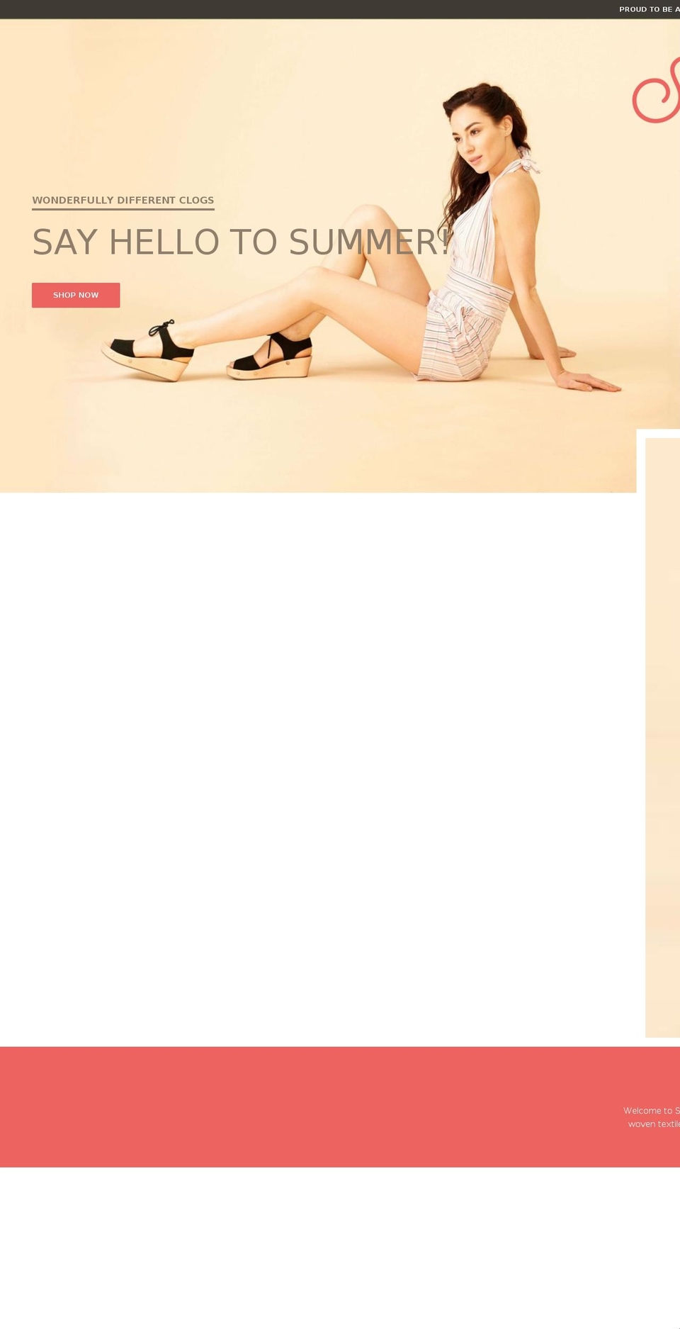sedettesandals.com shopify website screenshot