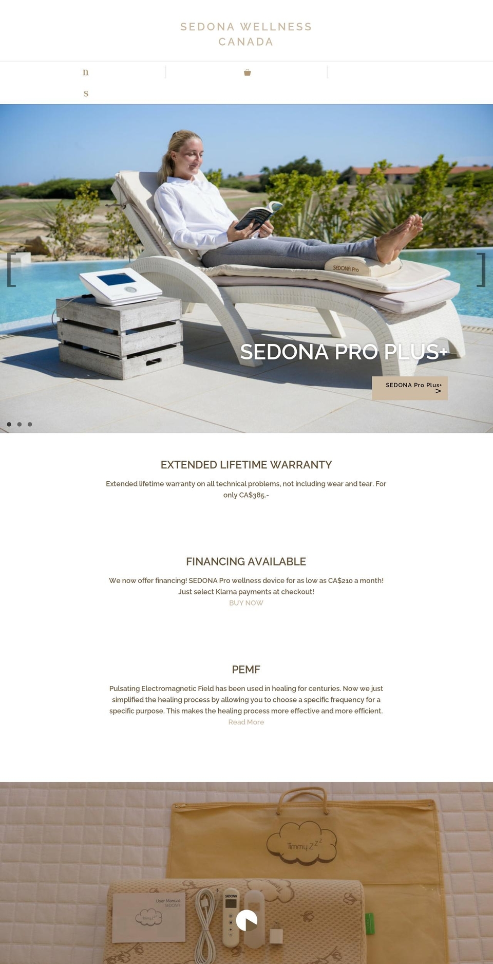 sedonawellnessca.com shopify website screenshot
