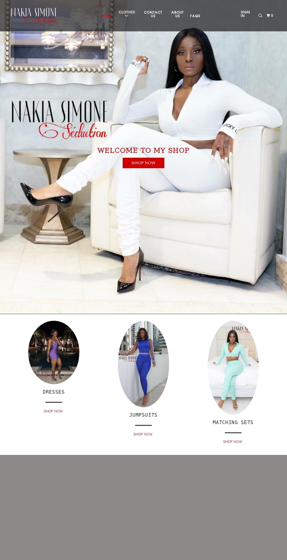 seductionbynakiasimone.com shopify website screenshot