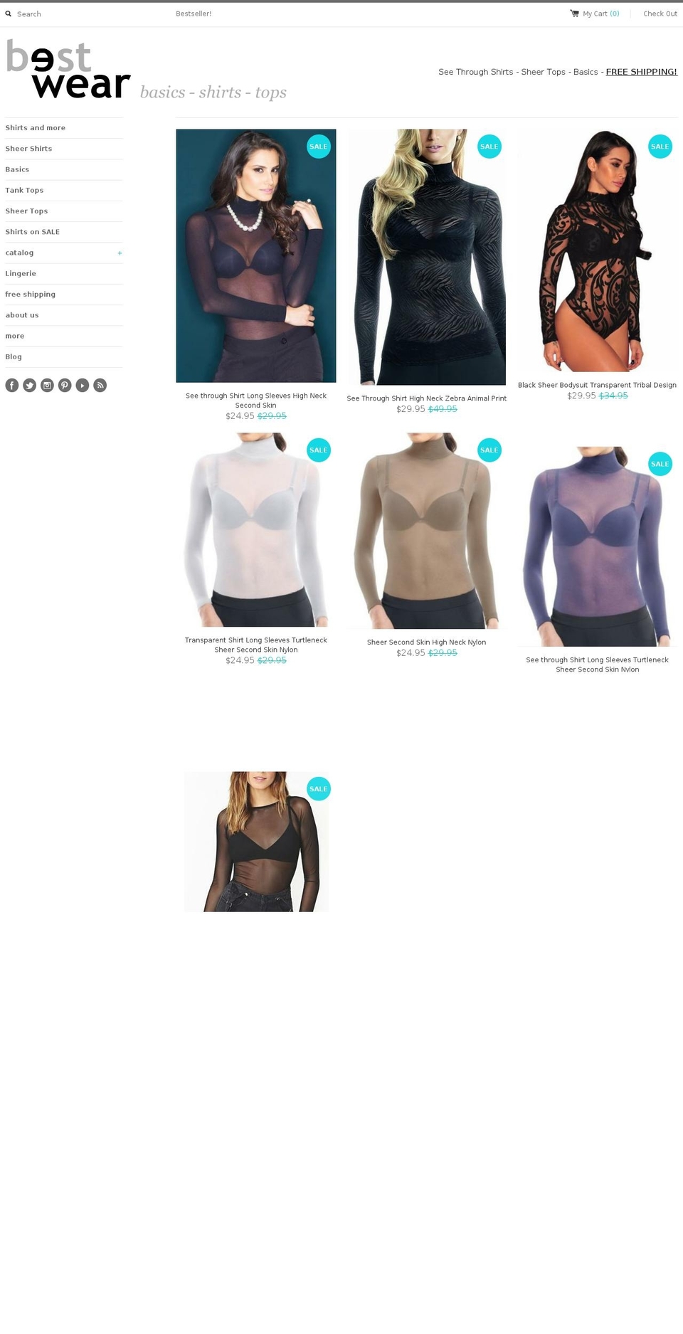 see-through-shirts.com shopify website screenshot