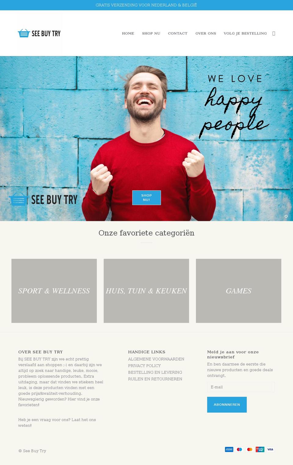 Ecomtrics-v-nl Shopify theme site example seebuytry.com