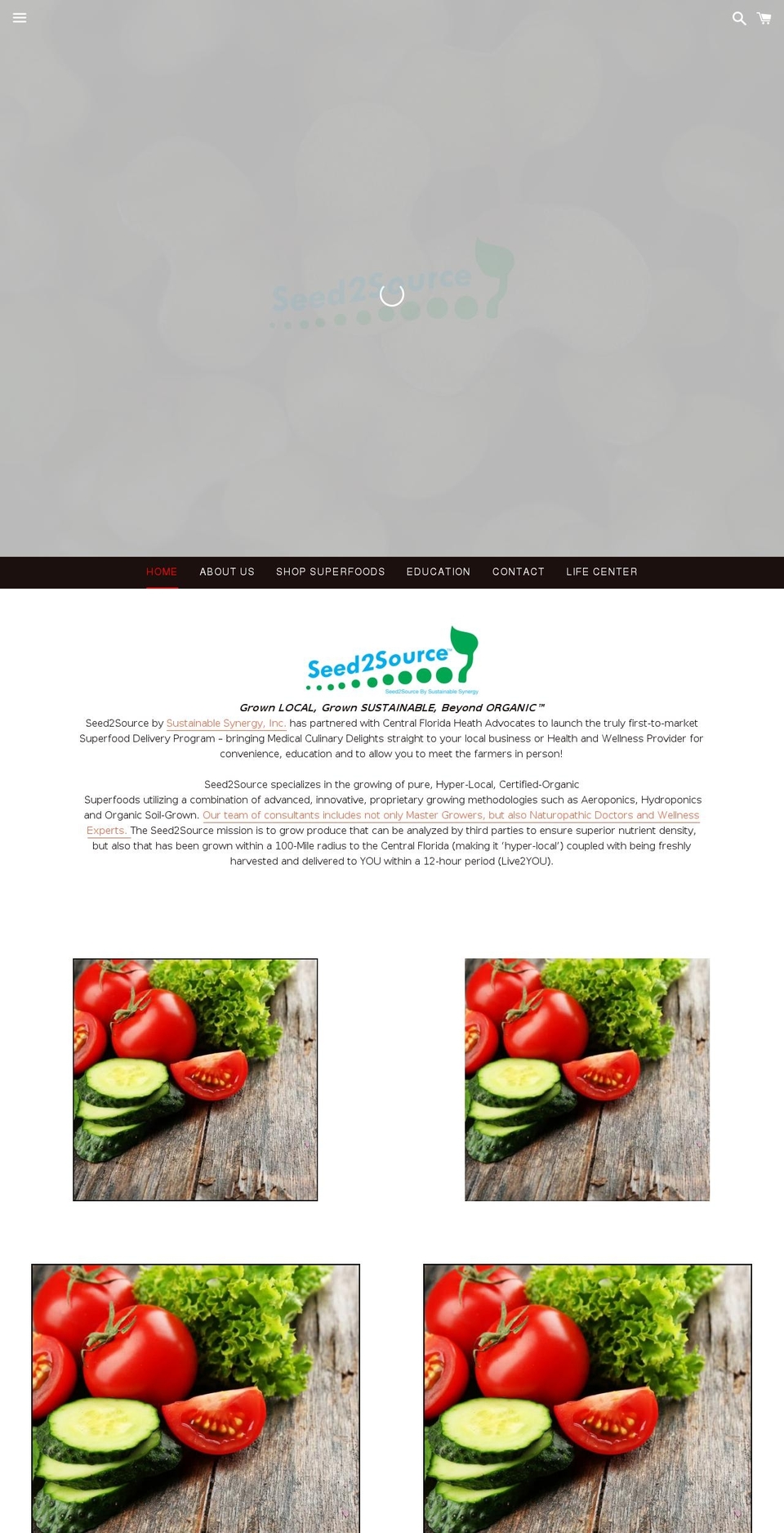 seed2source.com shopify website screenshot