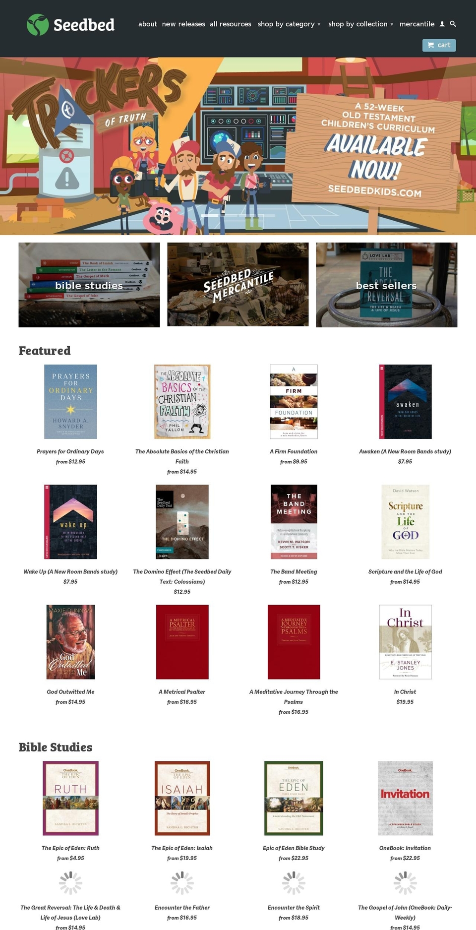 seedbed.myshopify.com shopify website screenshot