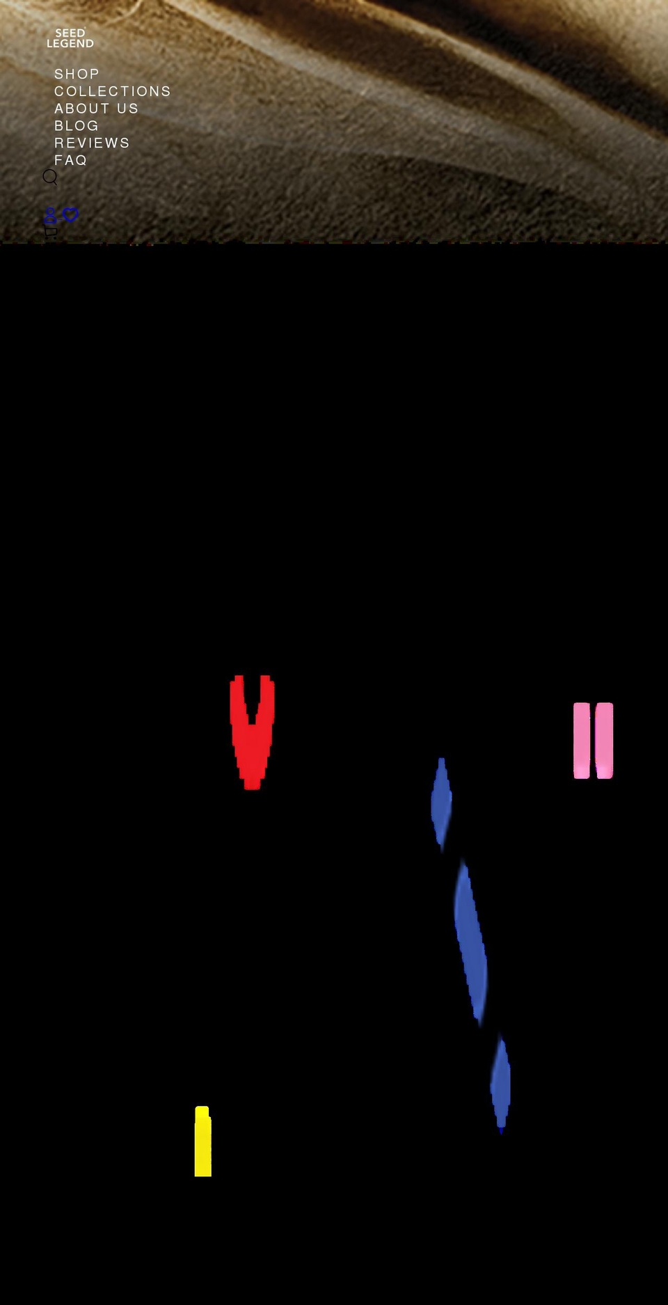 seedlegend.com shopify website screenshot