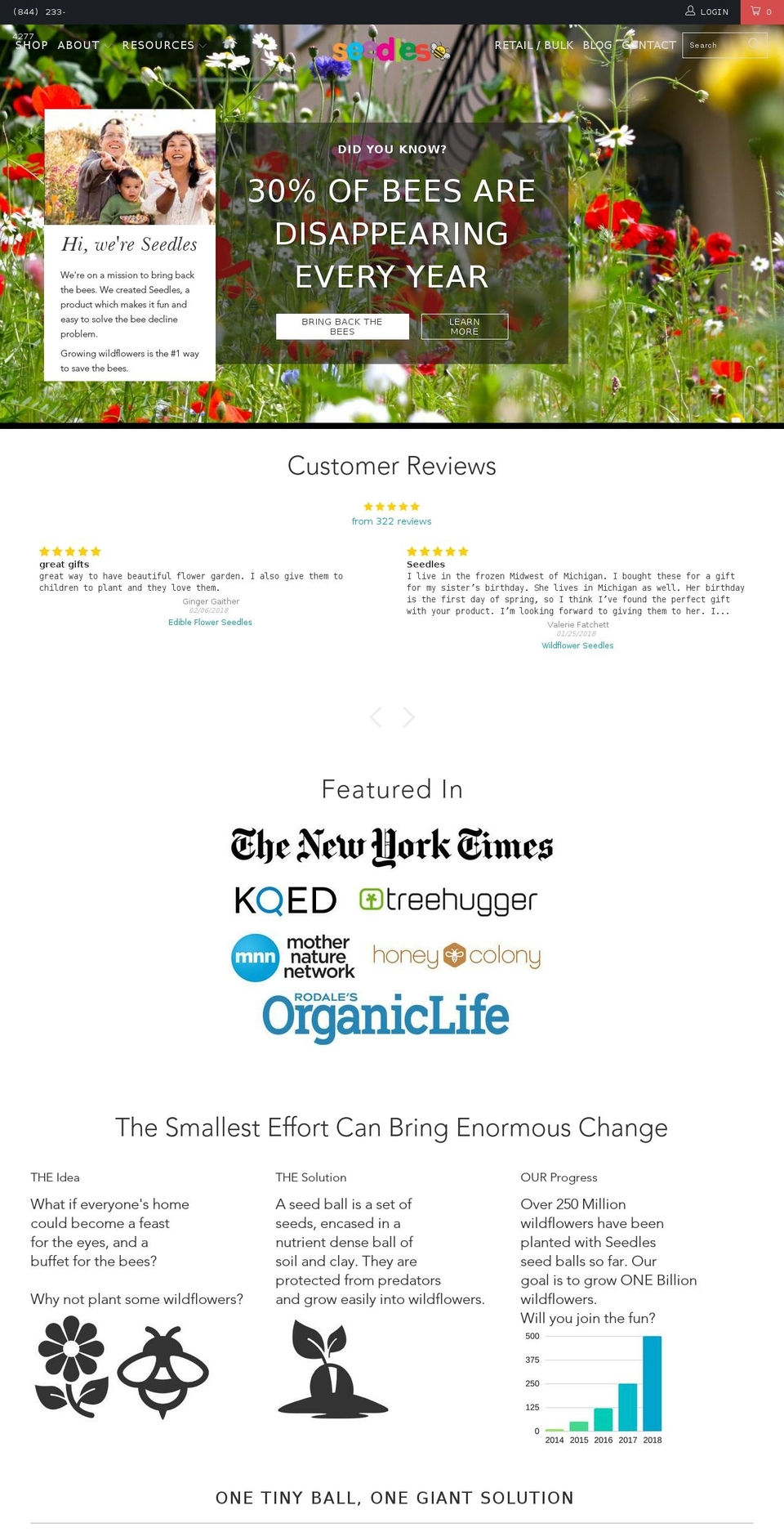 seedles.org shopify website screenshot