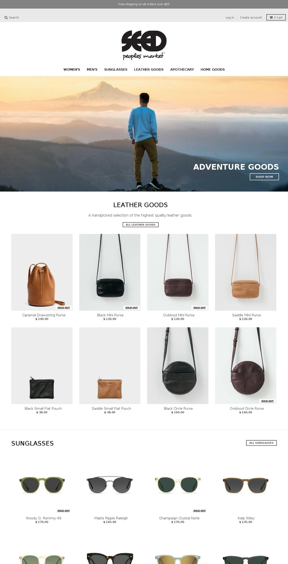 District Shopify theme site example seedpeoplesmarket.com