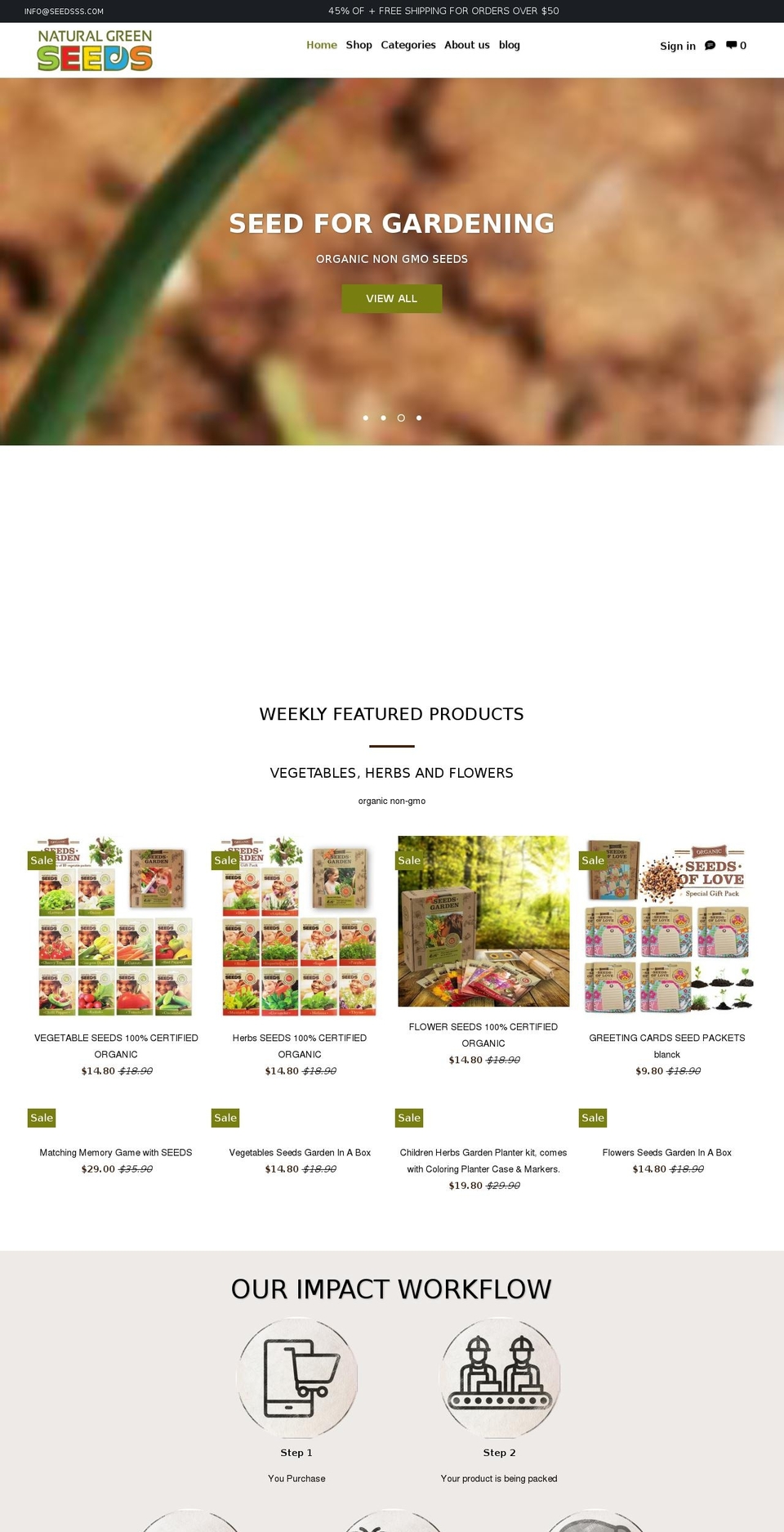 seedsss.com — Shopify storefront screenshot