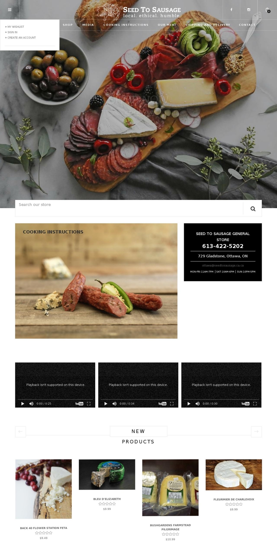 puro2-v-1-3 Shopify theme site example seedtosausage.com