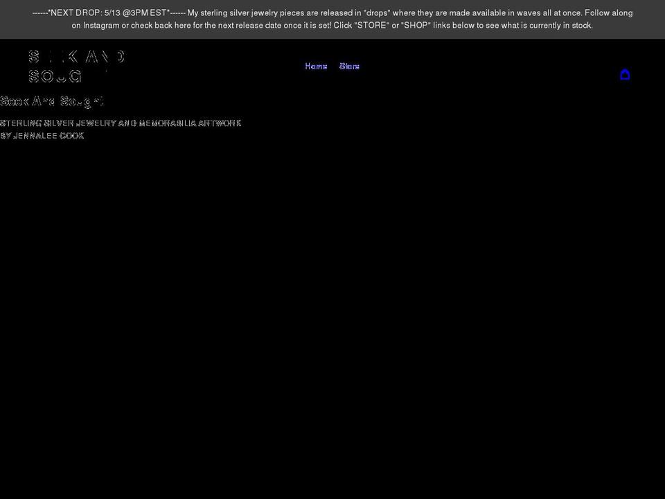 seekandsought.com shopify website screenshot