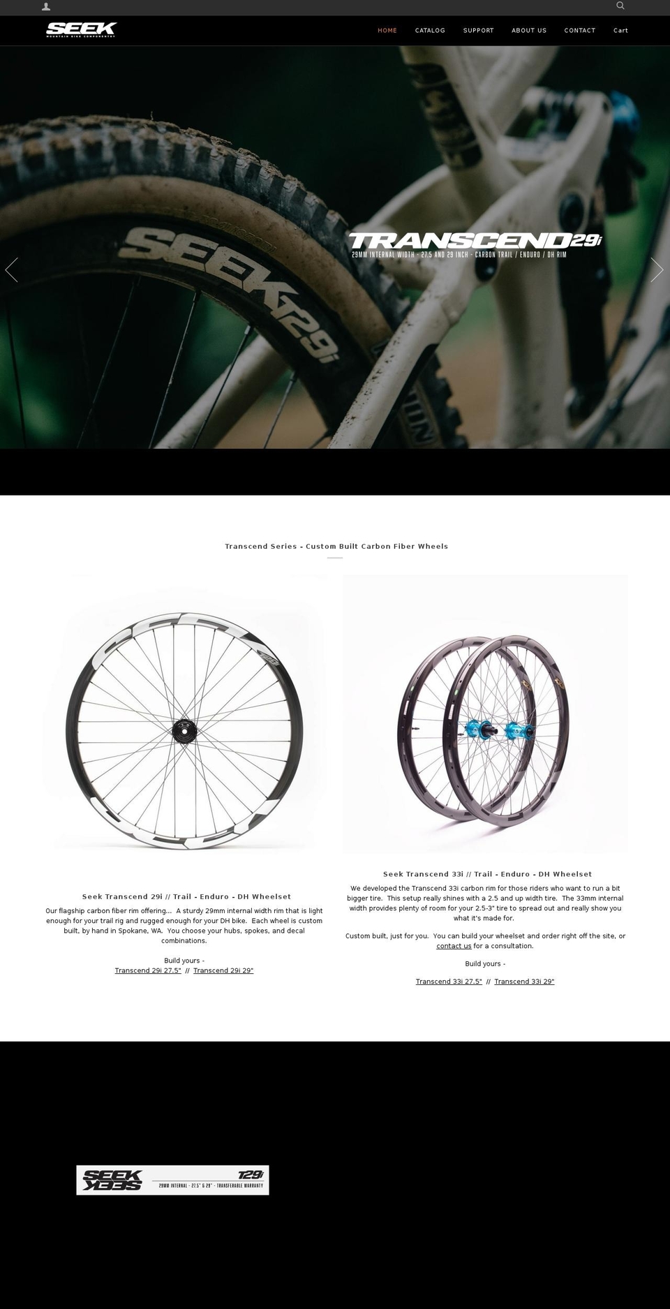 seekmtb.com — Shopify storefront screenshot