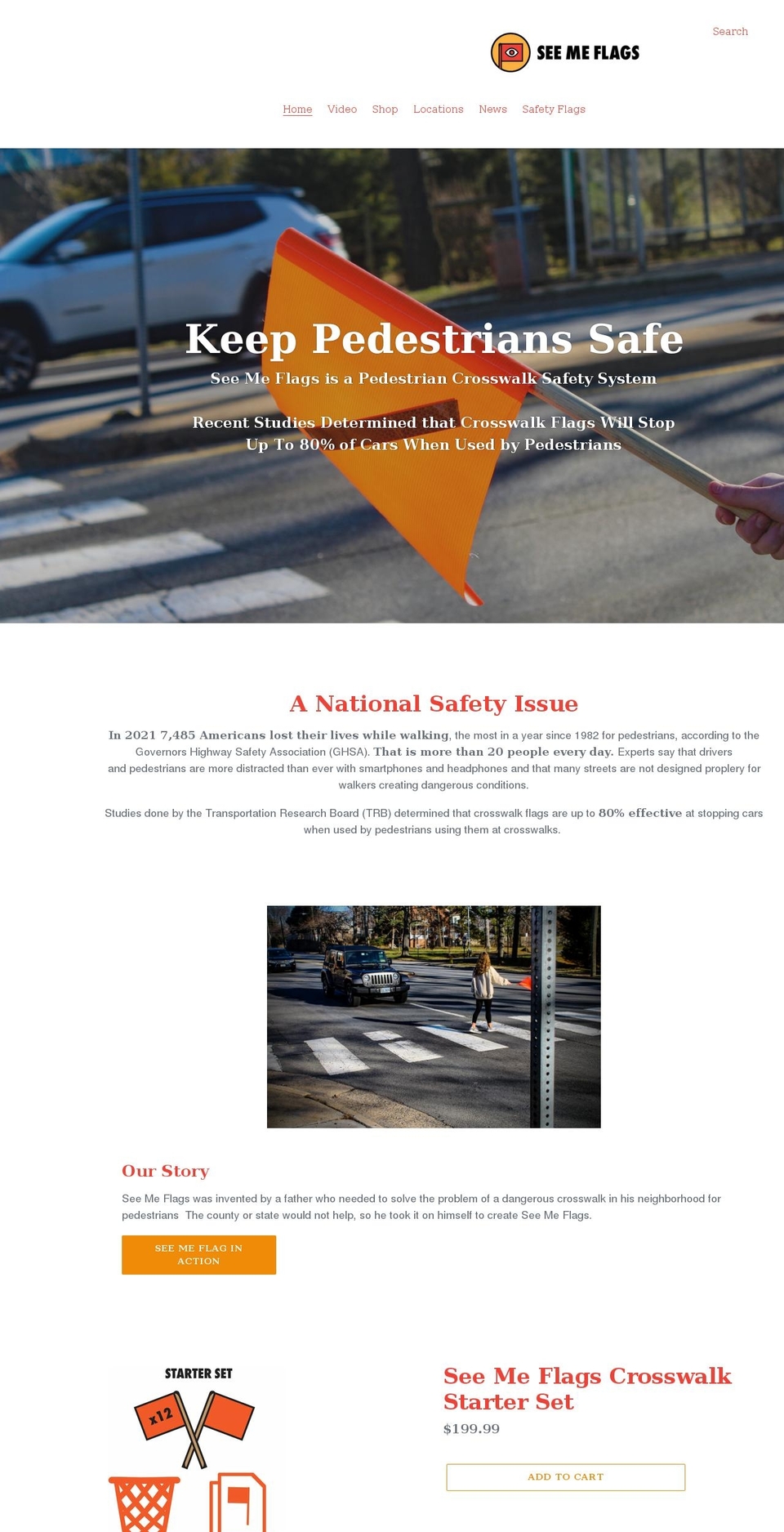 seemeflags.com shopify website screenshot