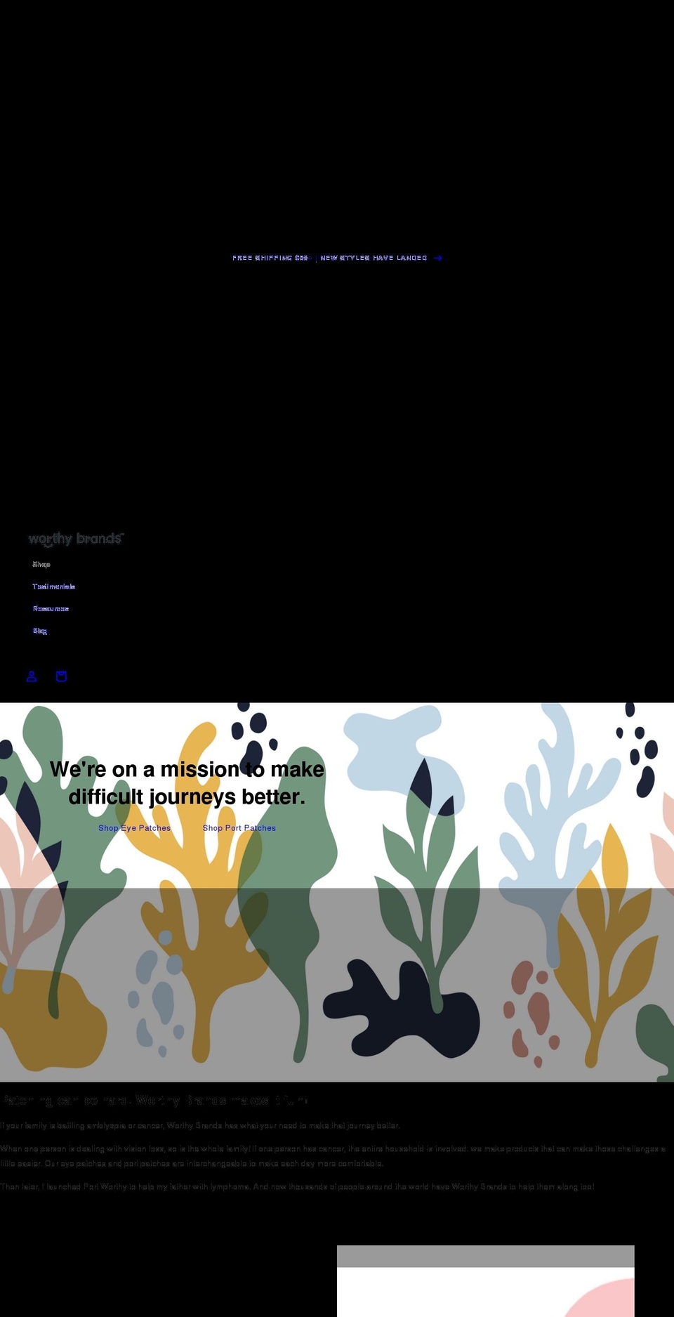 seeworthypatches.com — Shopify storefront screenshot