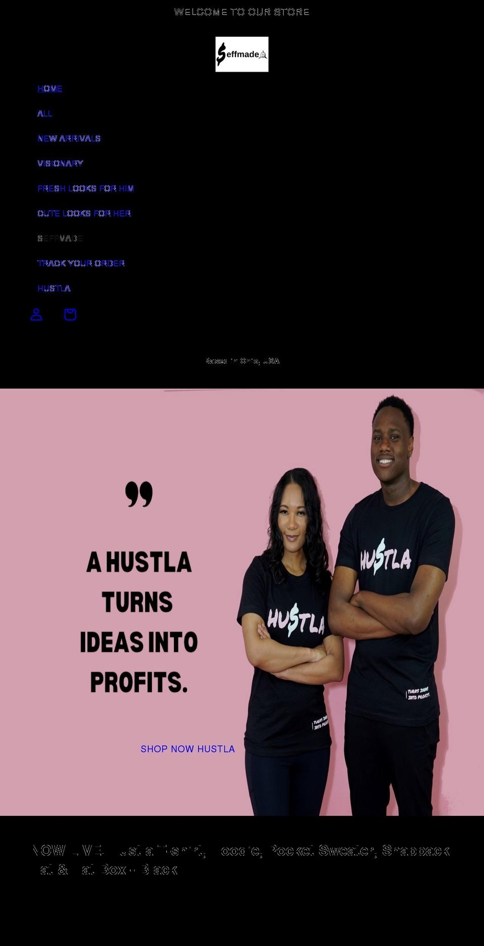 seffmade.com shopify website screenshot