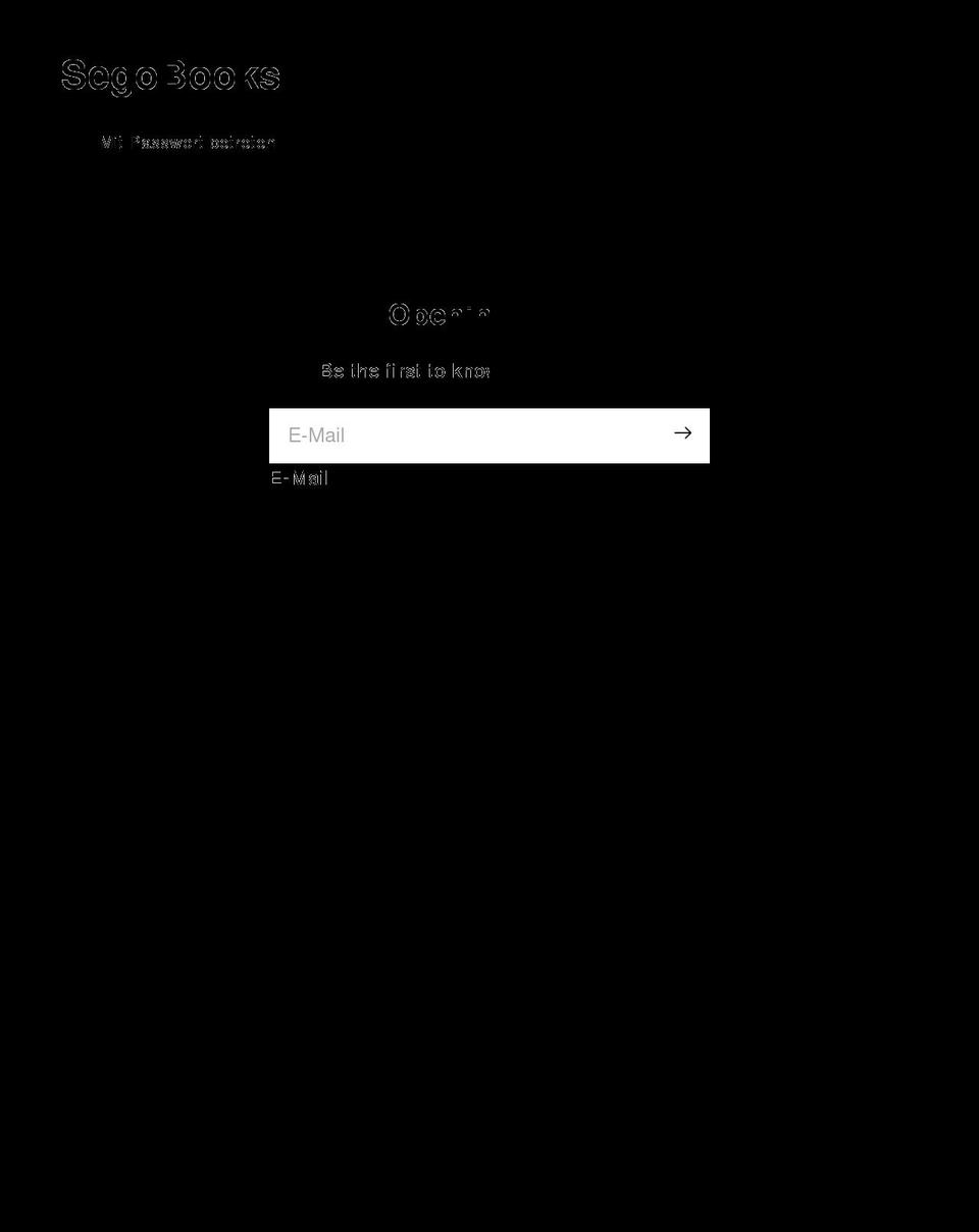 segobooks.com shopify website screenshot