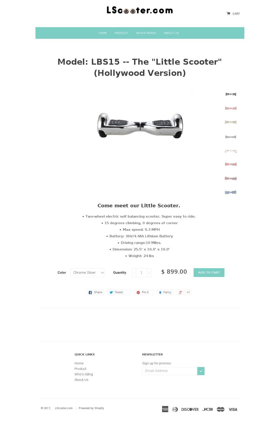 segwaydance.com shopify website screenshot