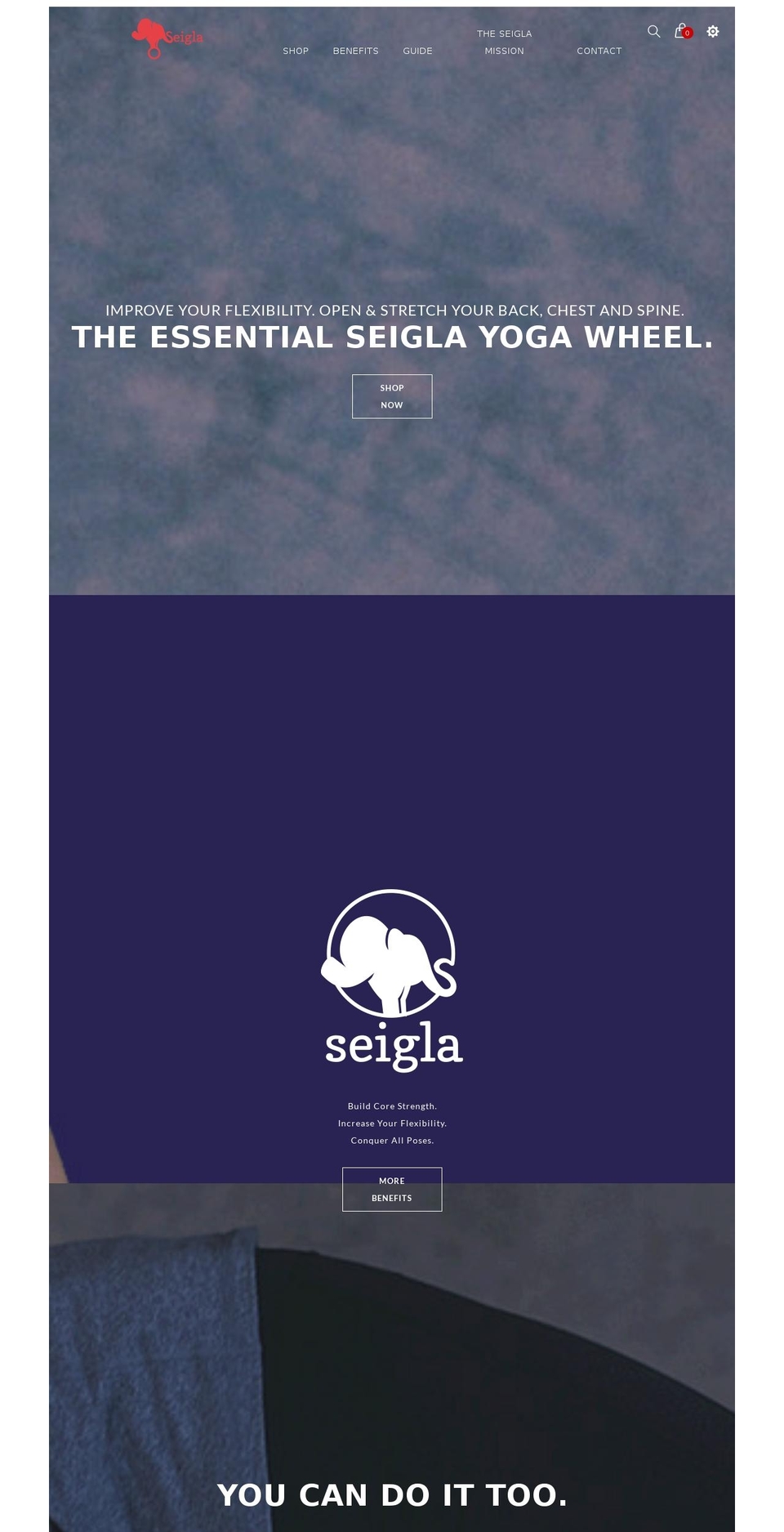 seigla.org shopify website screenshot