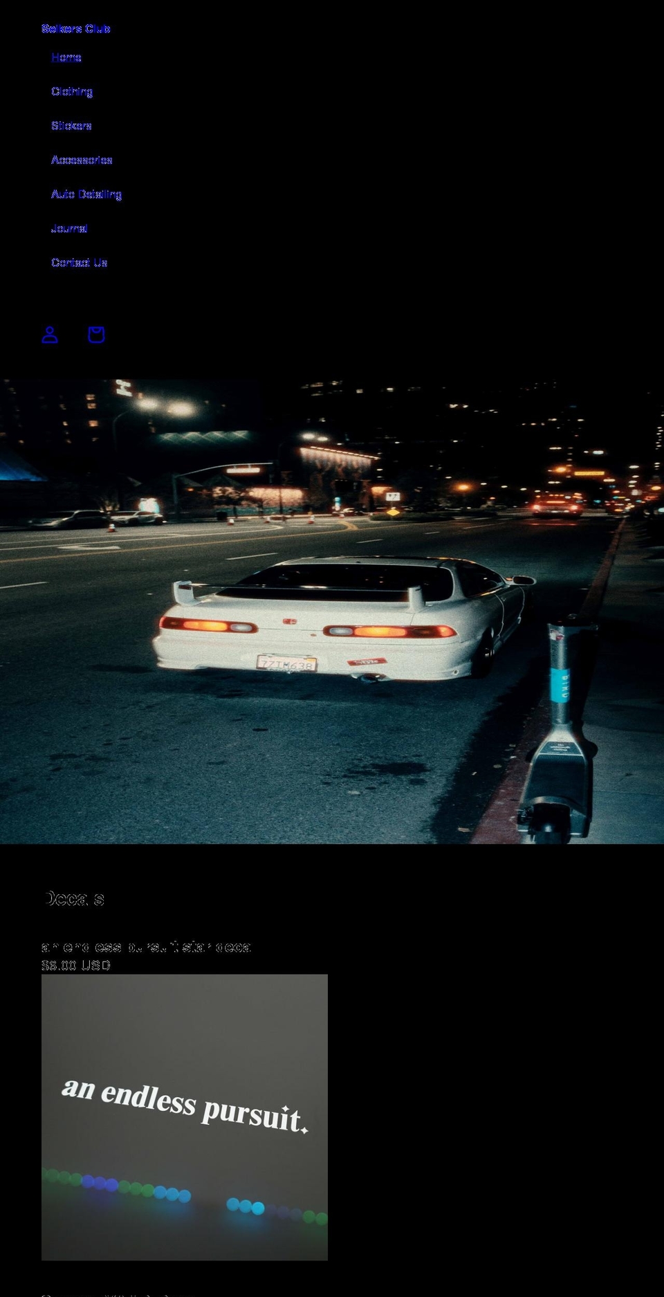 seikersclub.com shopify website screenshot