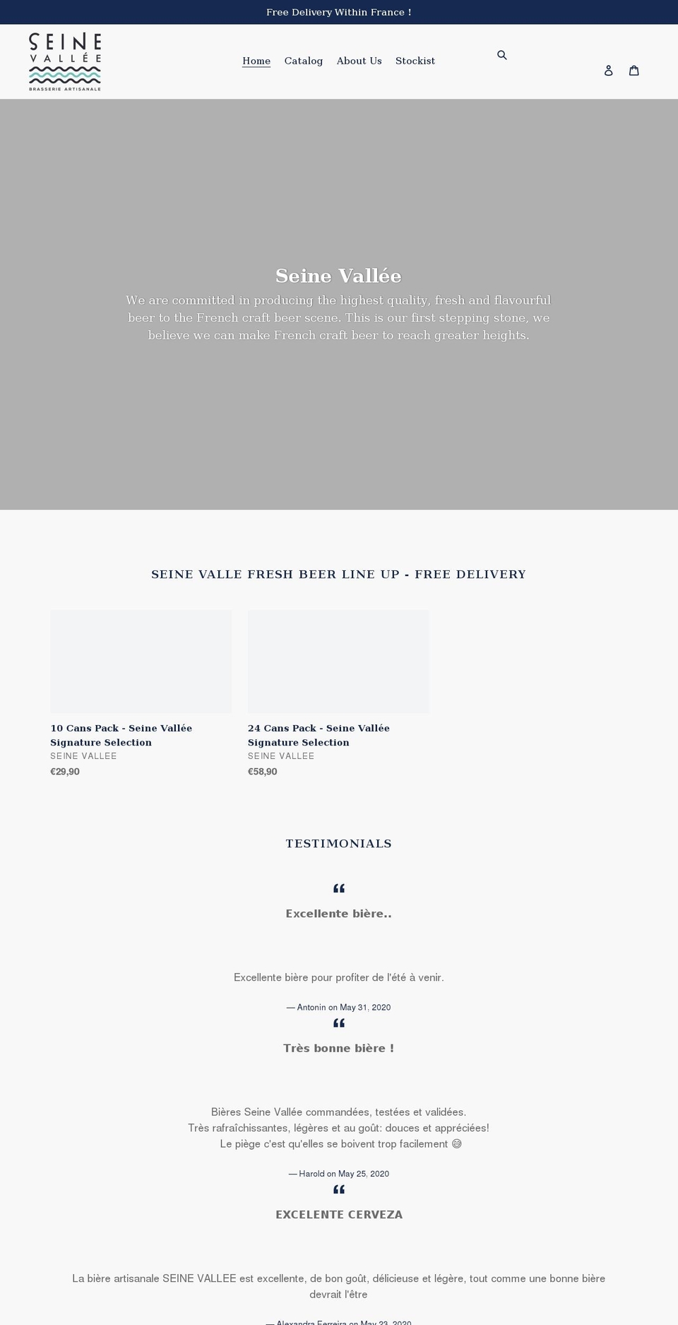 seinevallee.com shopify website screenshot
