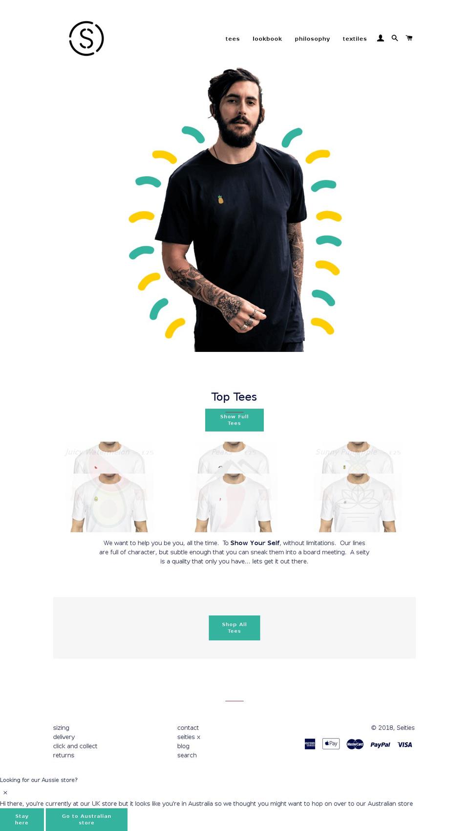 seities.uk shopify website screenshot