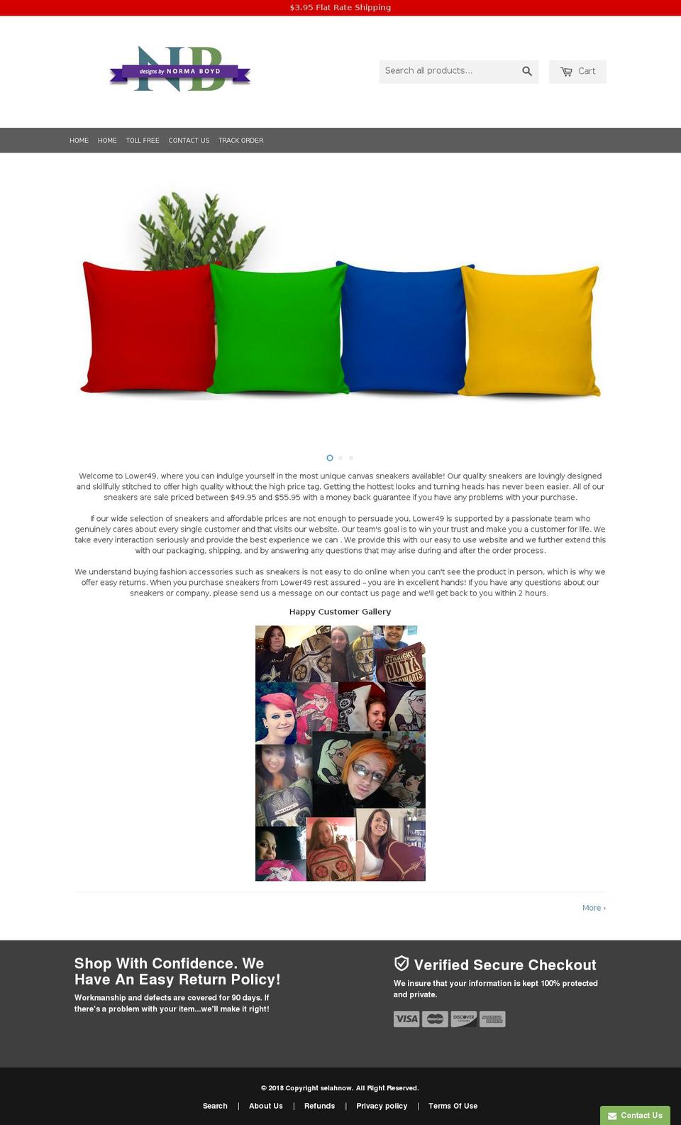 pillowprofit Shopify theme site example selahnow.com