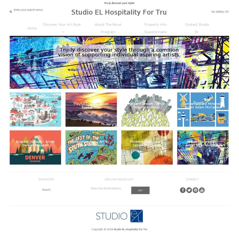 selartfortru.com shopify website screenshot