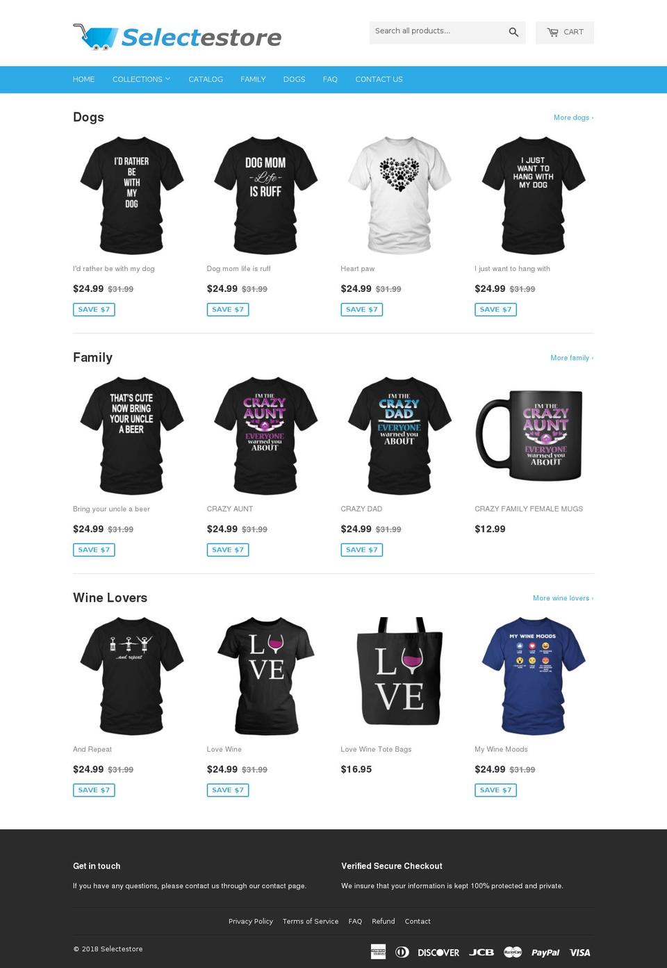 select-eshop.com — Shopify storefront screenshot