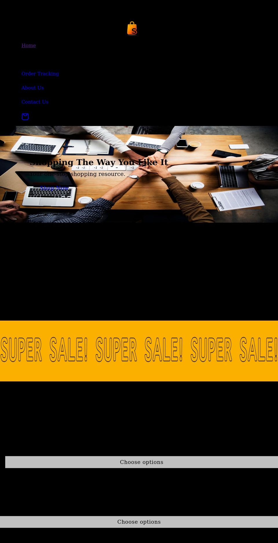 select-shopper.com shopify website screenshot