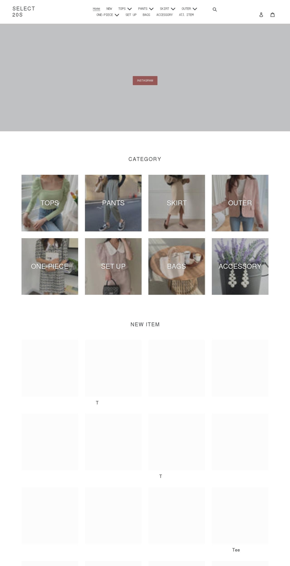 select20s.shop shopify website screenshot