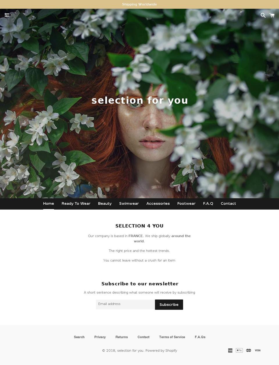 selection4you.com — Shopify storefront screenshot