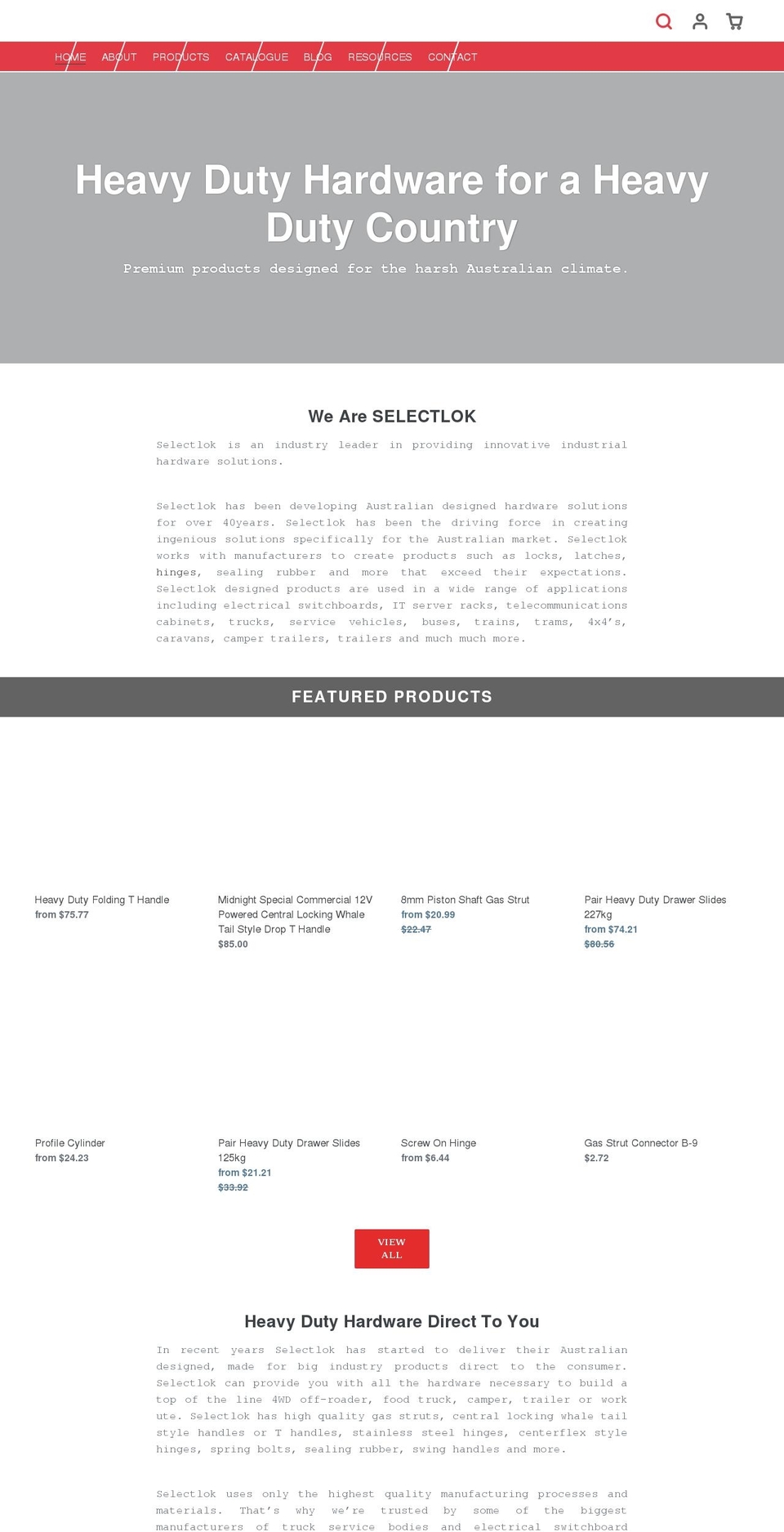 selectlok.com shopify website screenshot