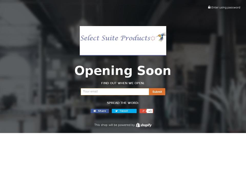 selectsuiteproducts.com shopify website screenshot