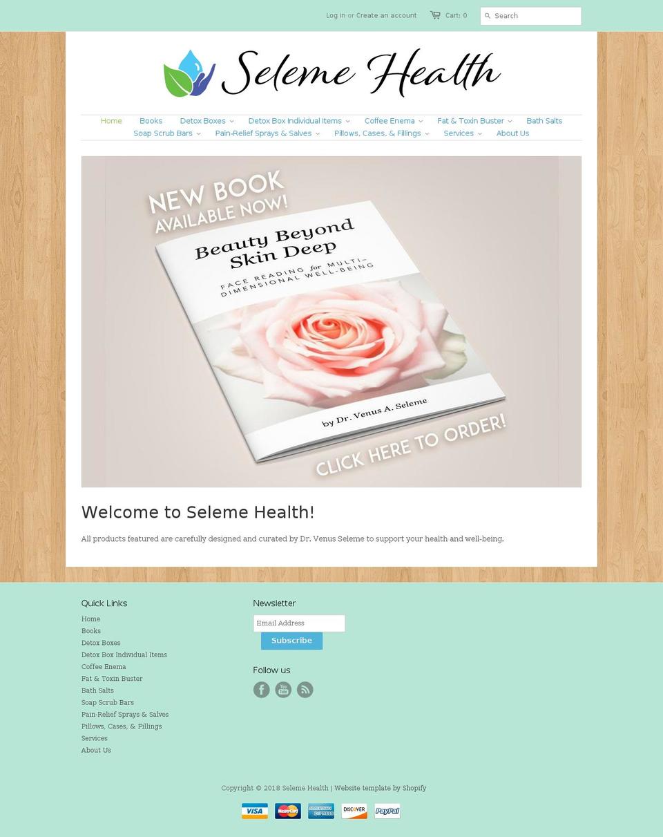 selemehealth.com — Shopify storefront screenshot