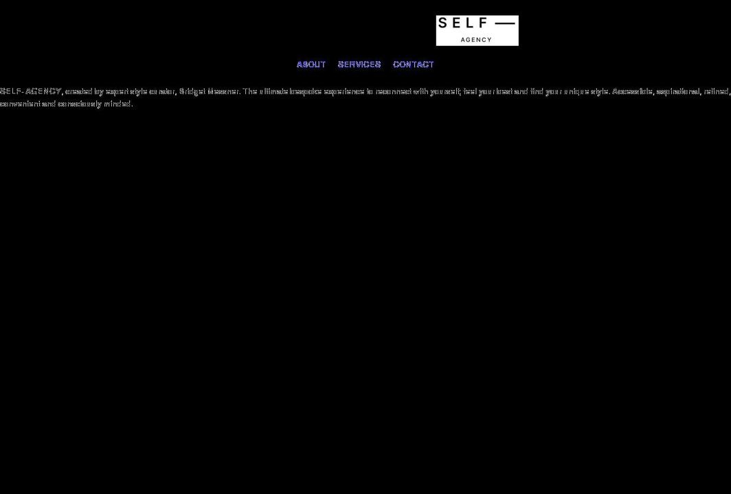 self-agency.com shopify website screenshot