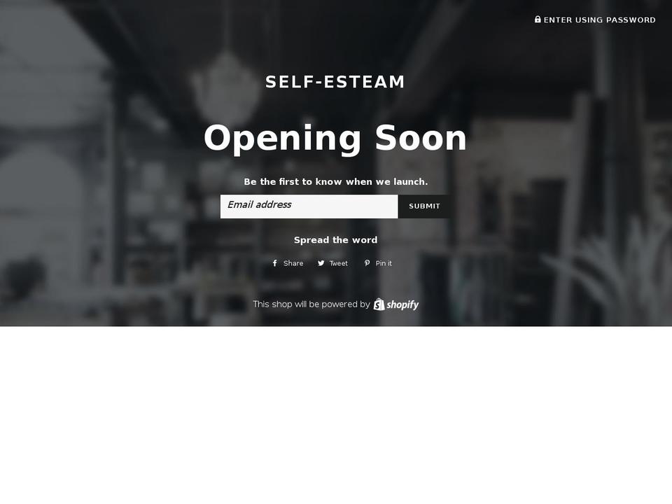 self-esteam.net shopify website screenshot