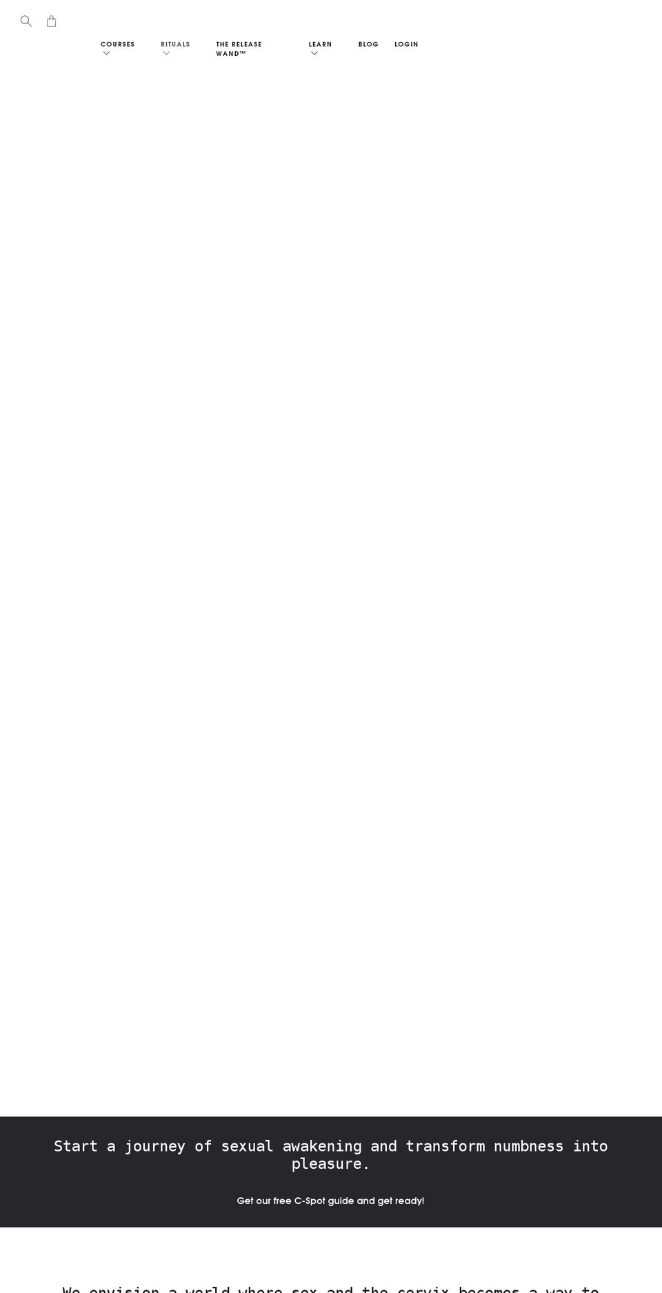 selfcervix.com shopify website screenshot