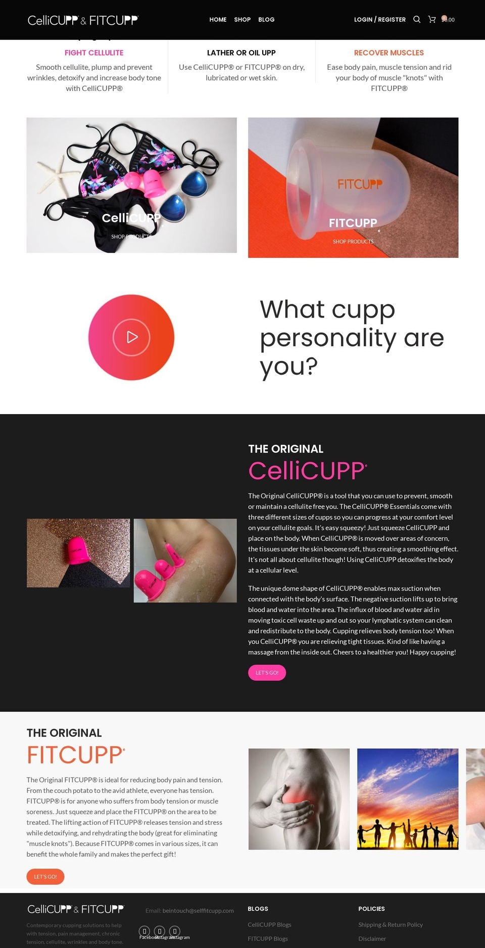 selffitcupp.com shopify website screenshot