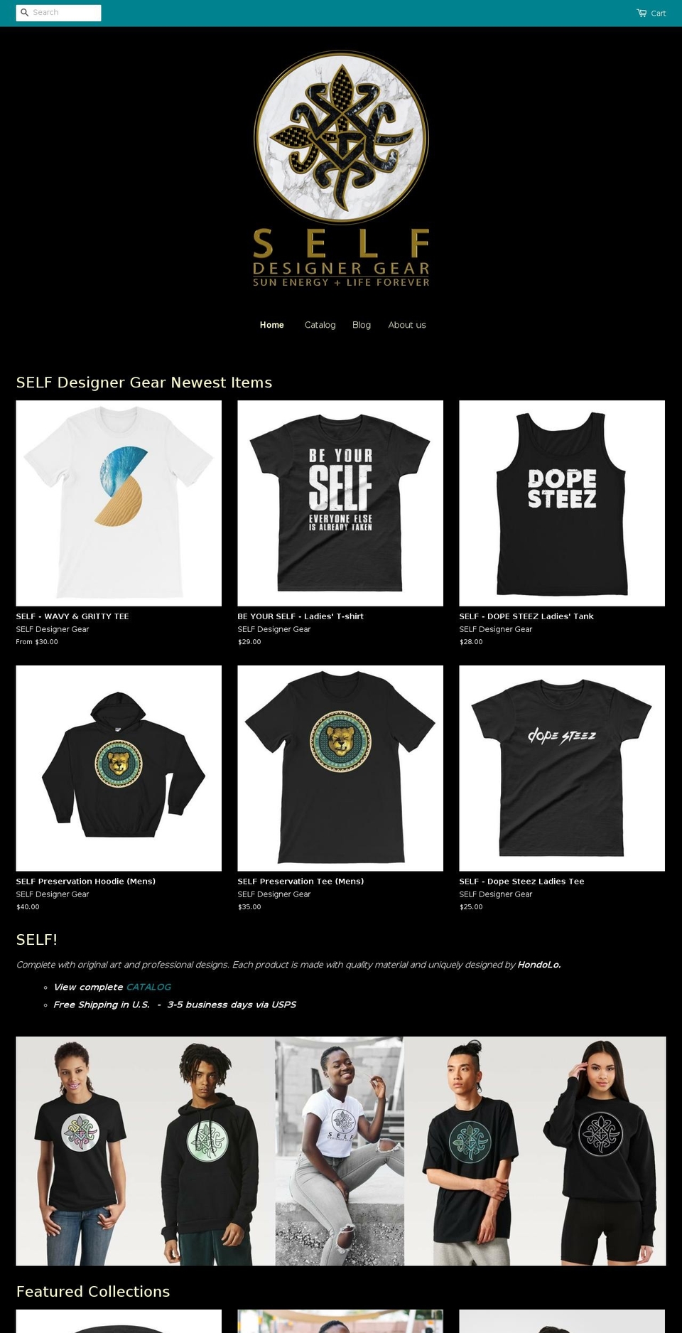 selfgearshop.com shopify website screenshot