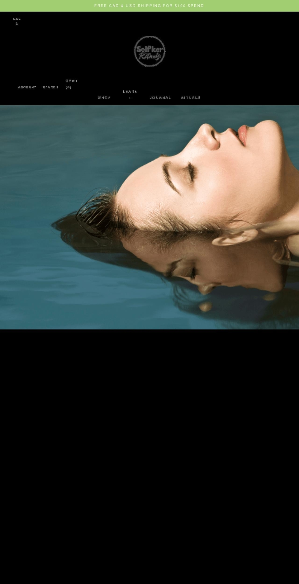 selfkerrituals.com shopify website screenshot