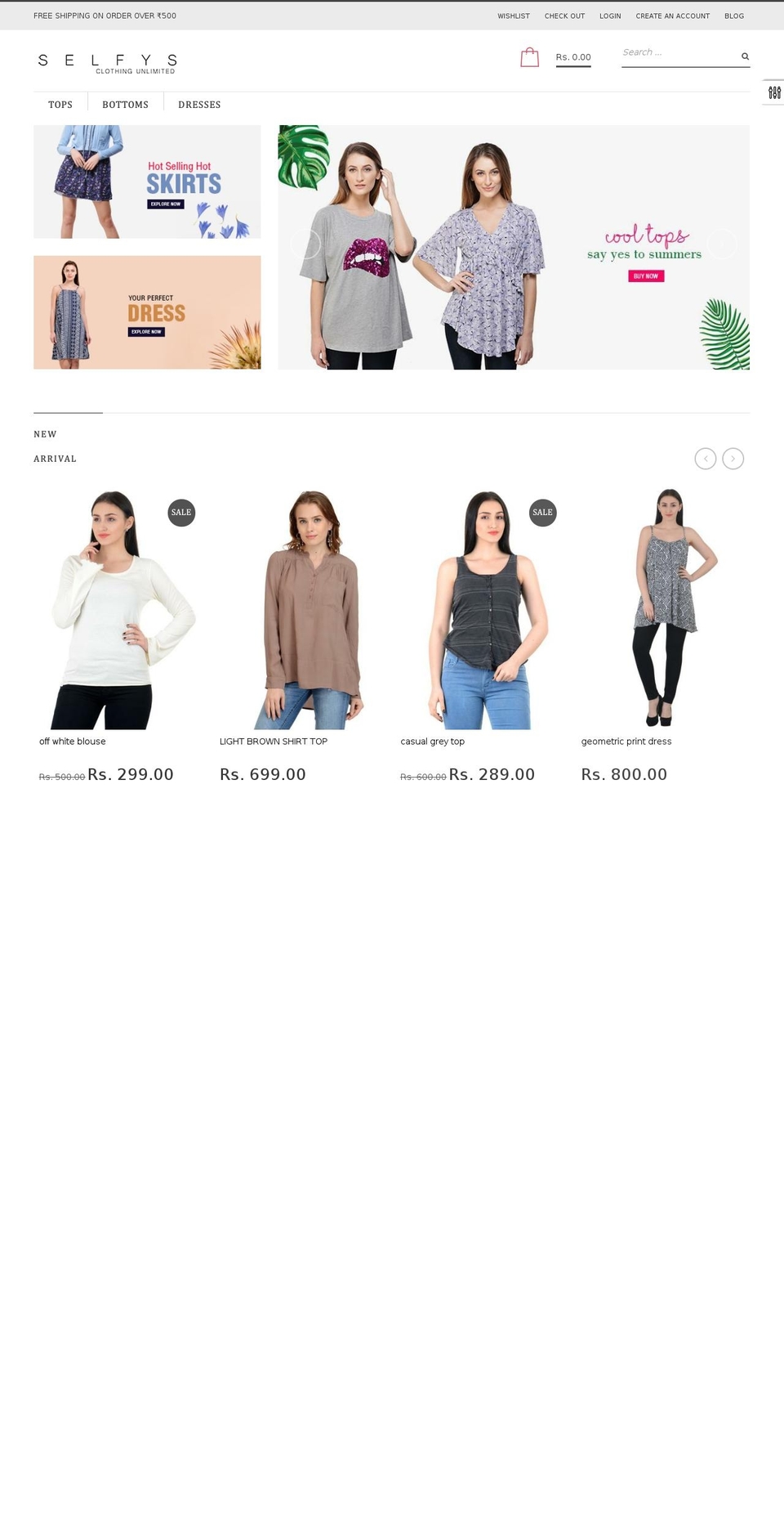 theme-file Shopify theme site example selfys.com