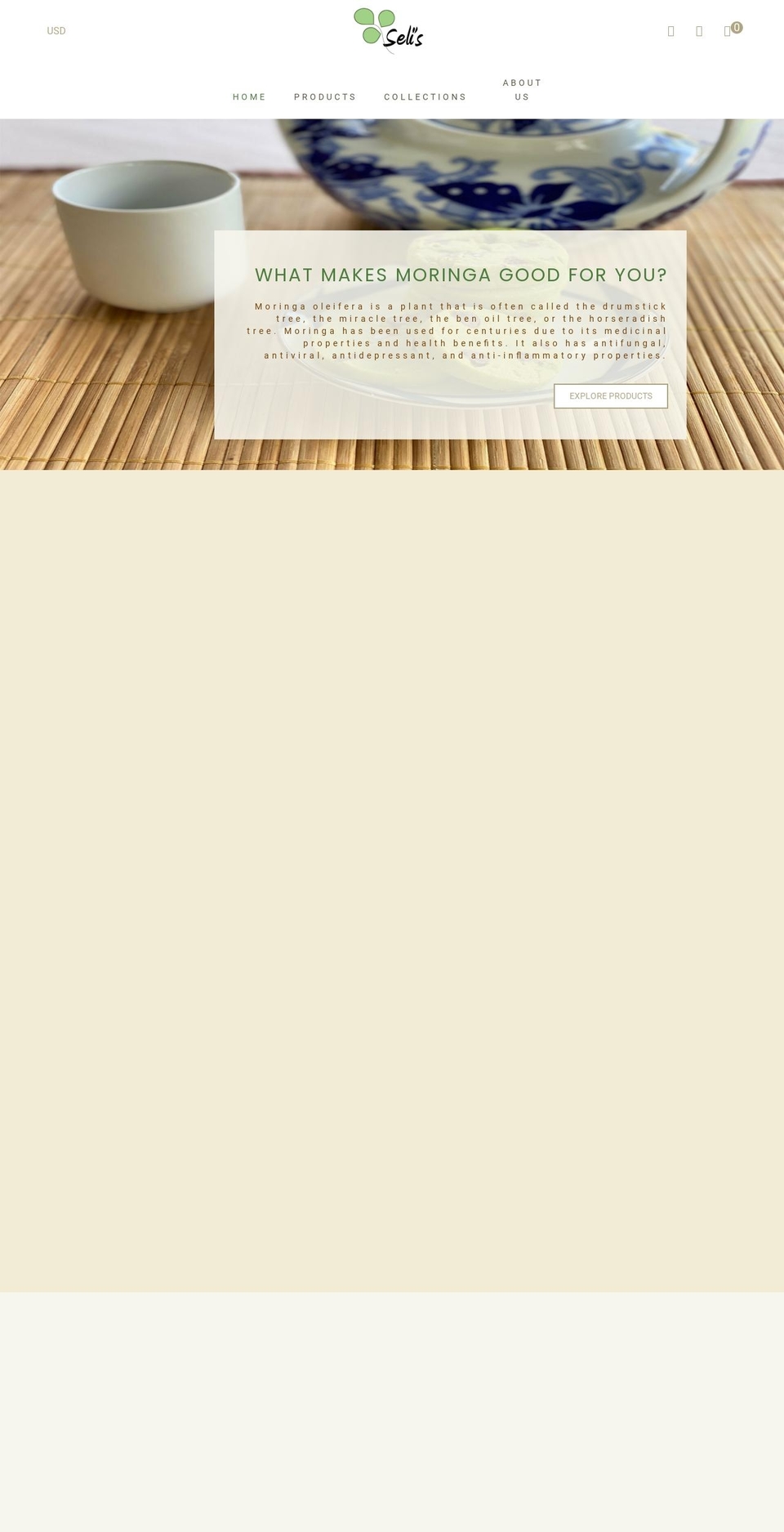 selisproducts.com shopify website screenshot